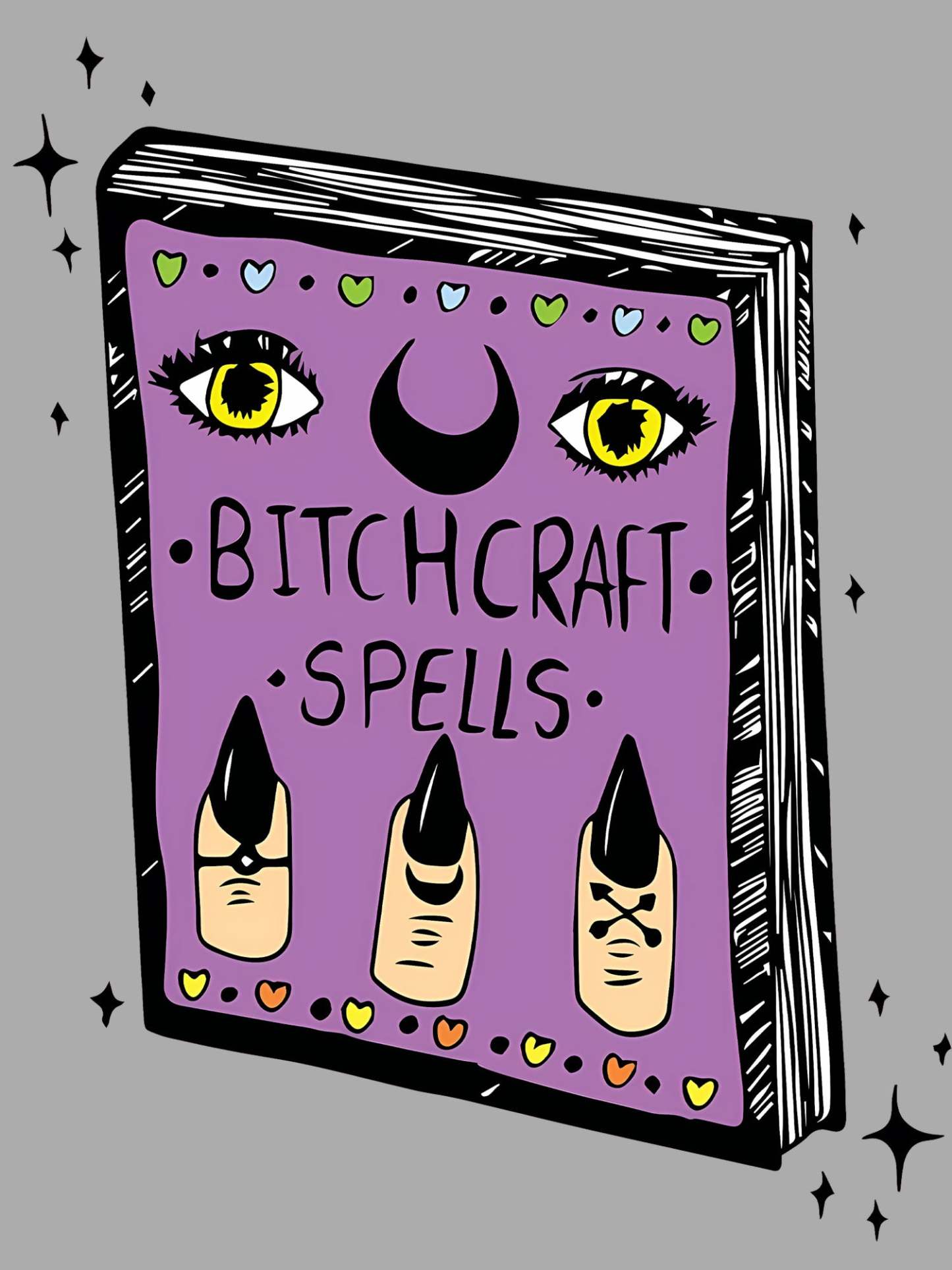 Bitchcraft Spells Washed Tshirt