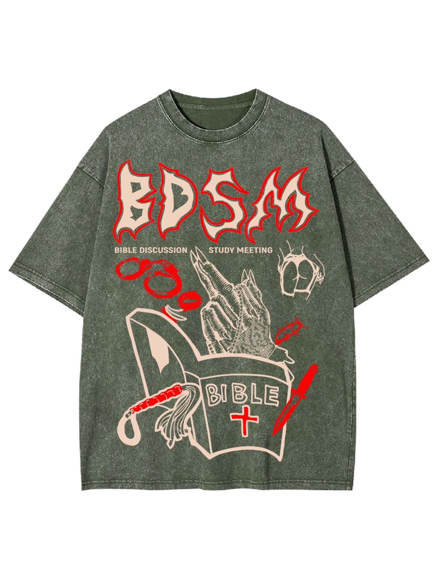 Bdsm Washed Tshirt