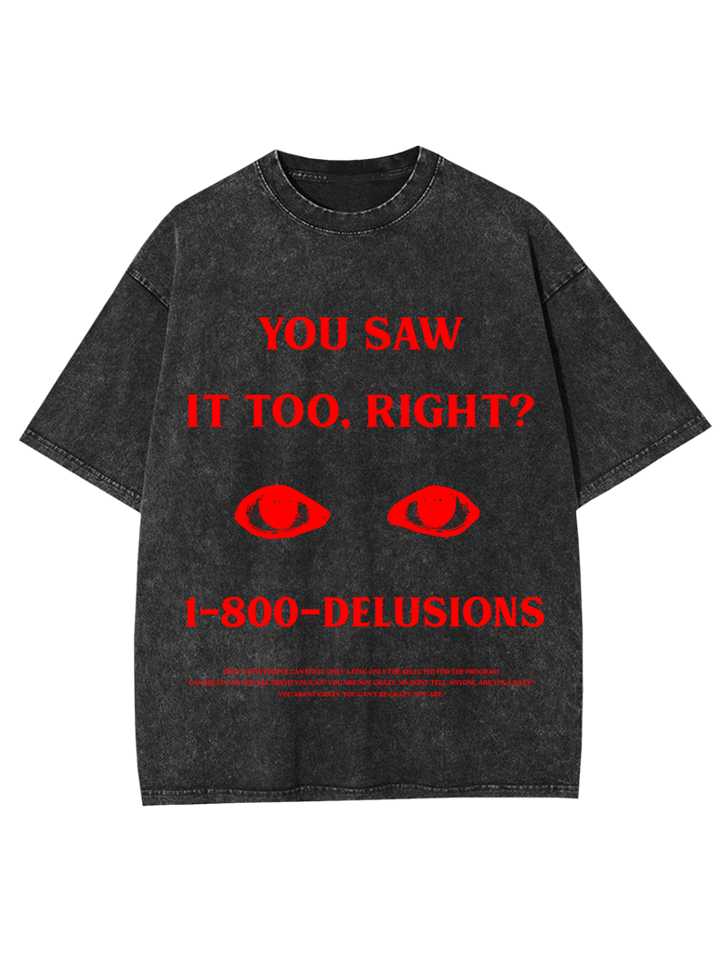 Seeing Is Believing Washed Tshirt