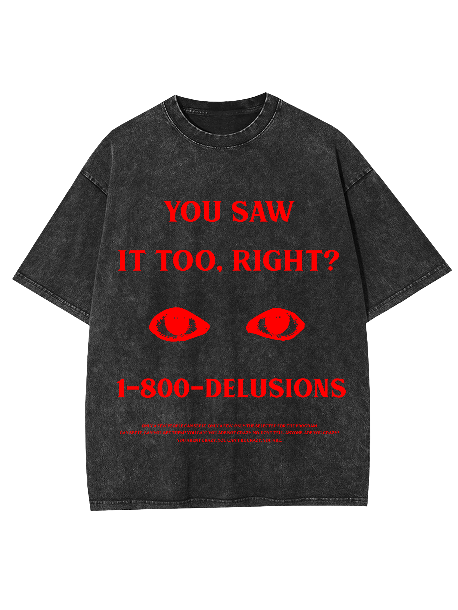 Seeing Is Believing Washed Tshirt