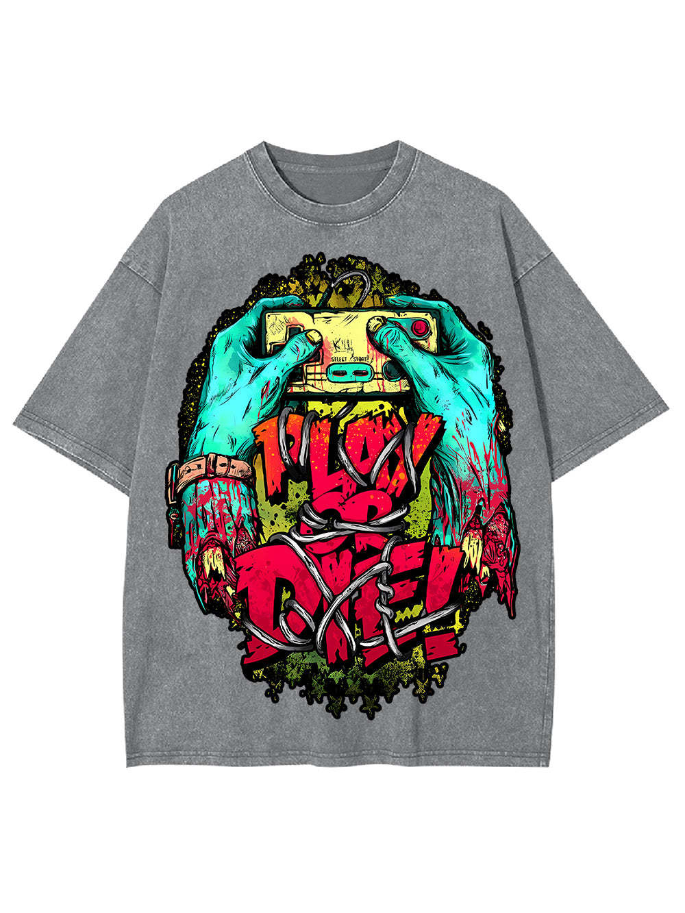 Play Or Die! Washed Tshirt