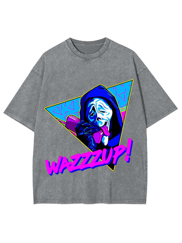 Wazzzup Washed Tshirt