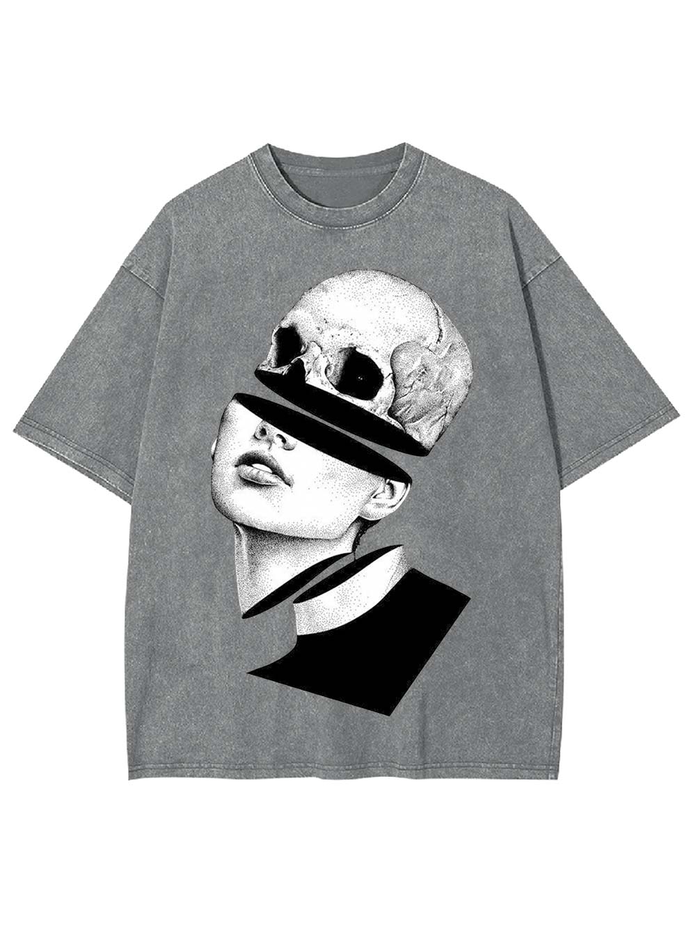 Skeletal Reflection Washed Tshirt