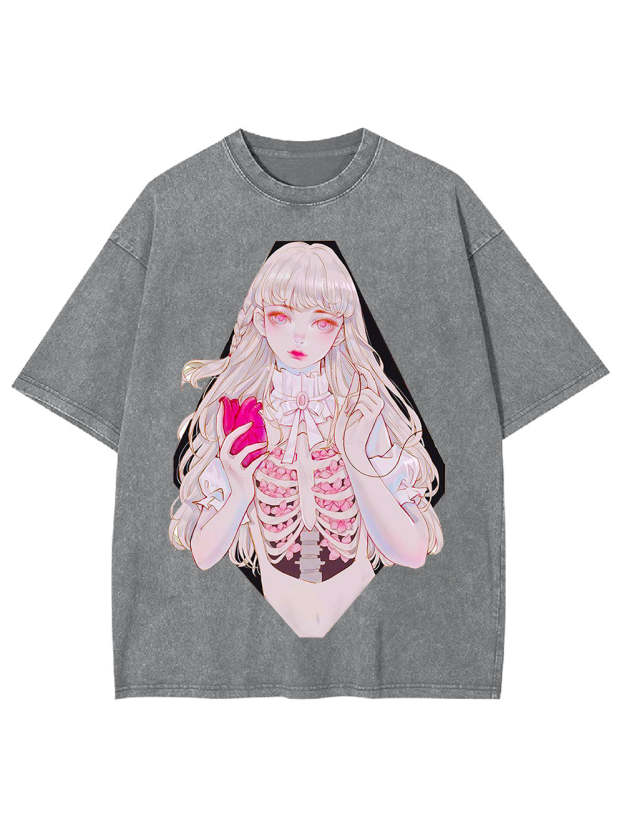 Heart Of Bloom Washed Tshirt
