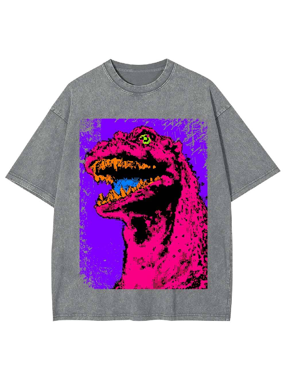Neon Roar Washed Tshirt