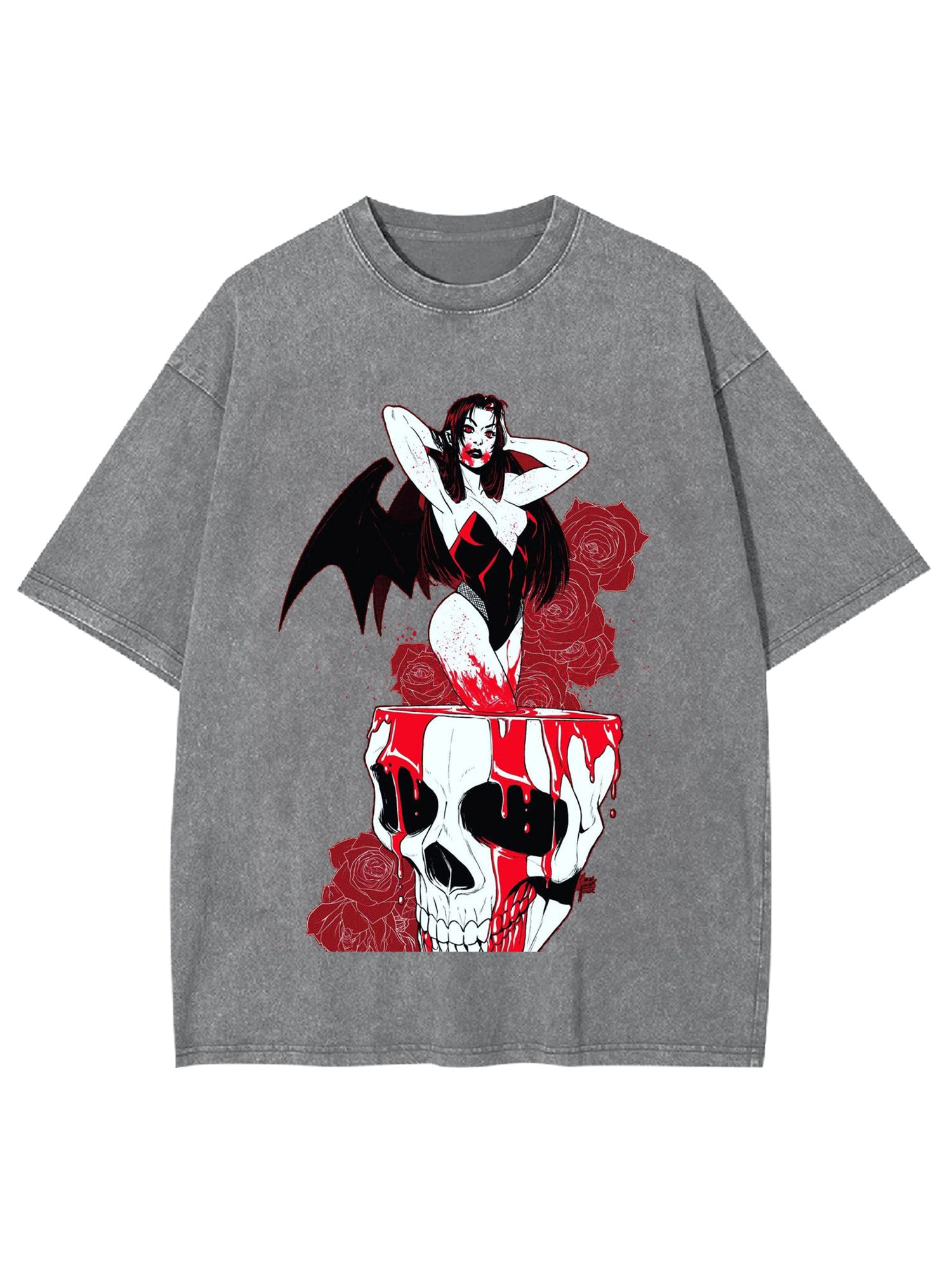 Vampiric Seduction Washed Tshirt