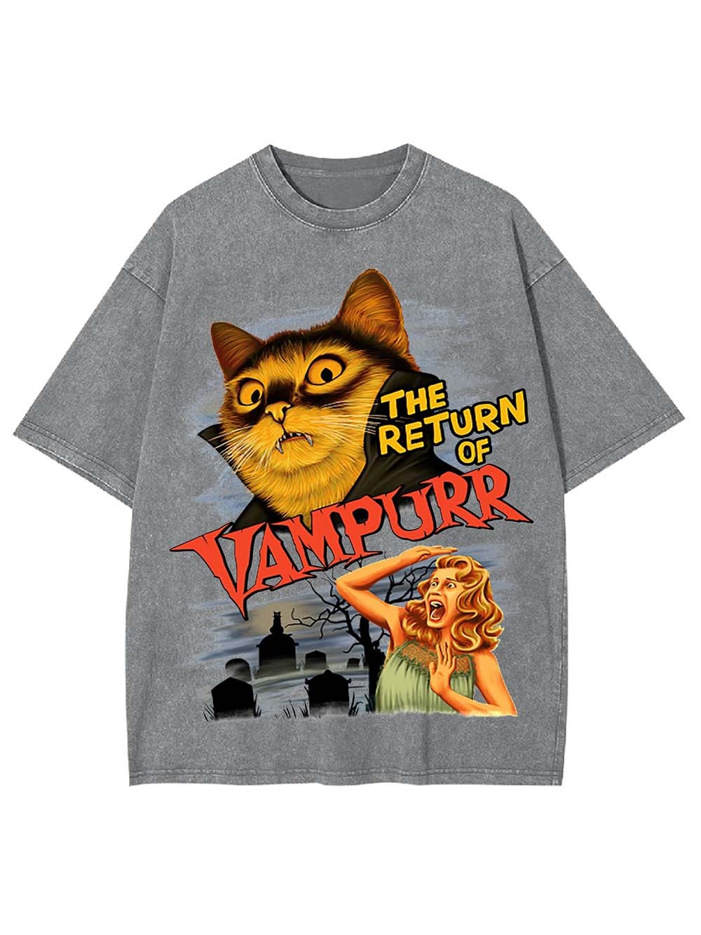 The Return Of Vampurr Washed Tshirt