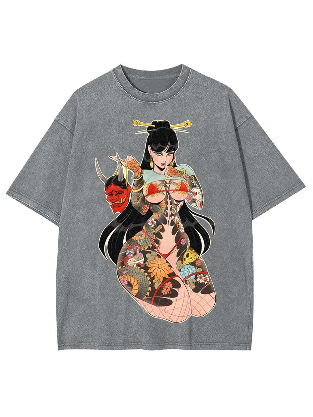 Tattooed Mystique Washed Tshirt