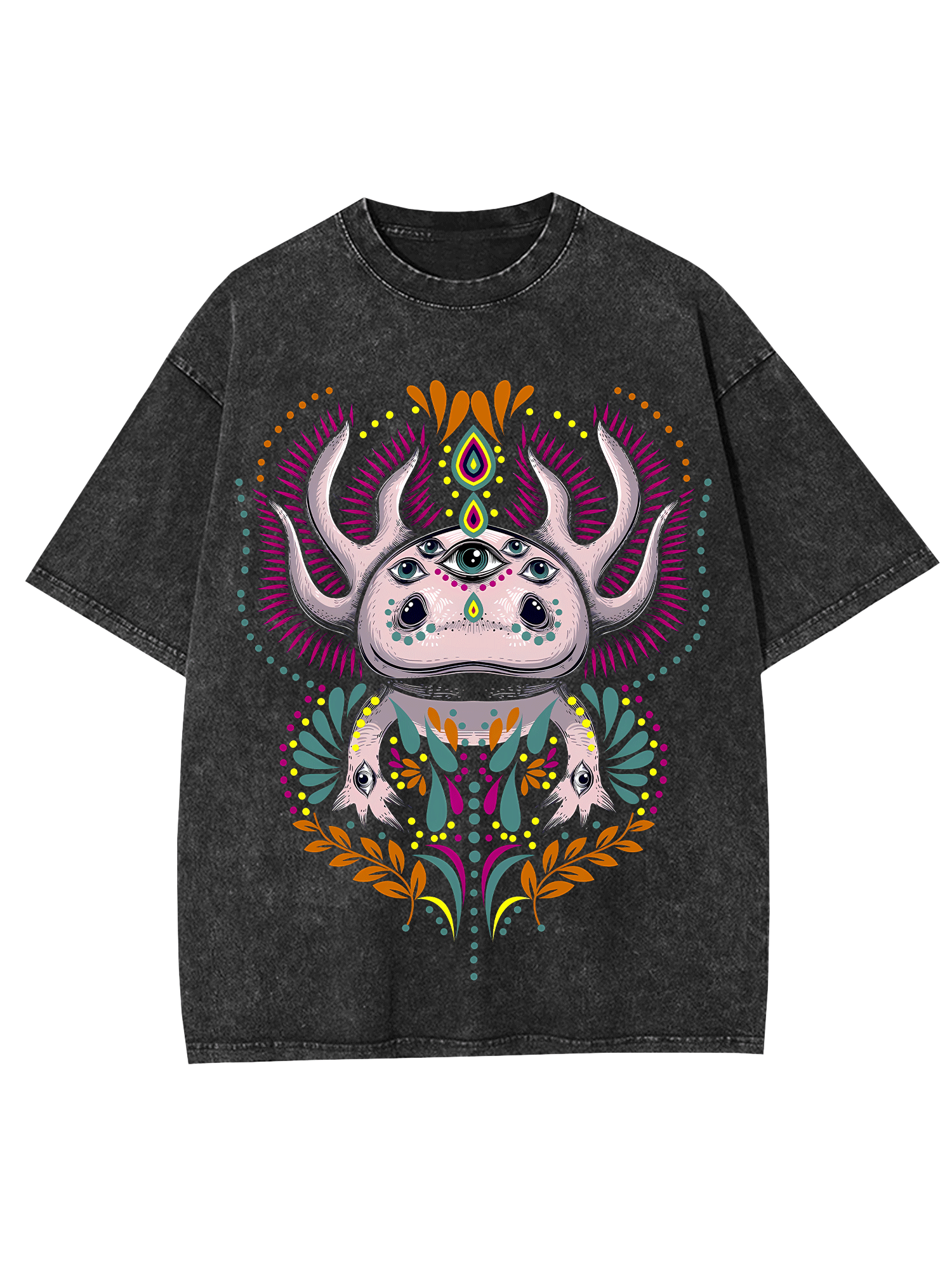 Axolotl Washed Tshirt-ClassyOutlaw Sale
