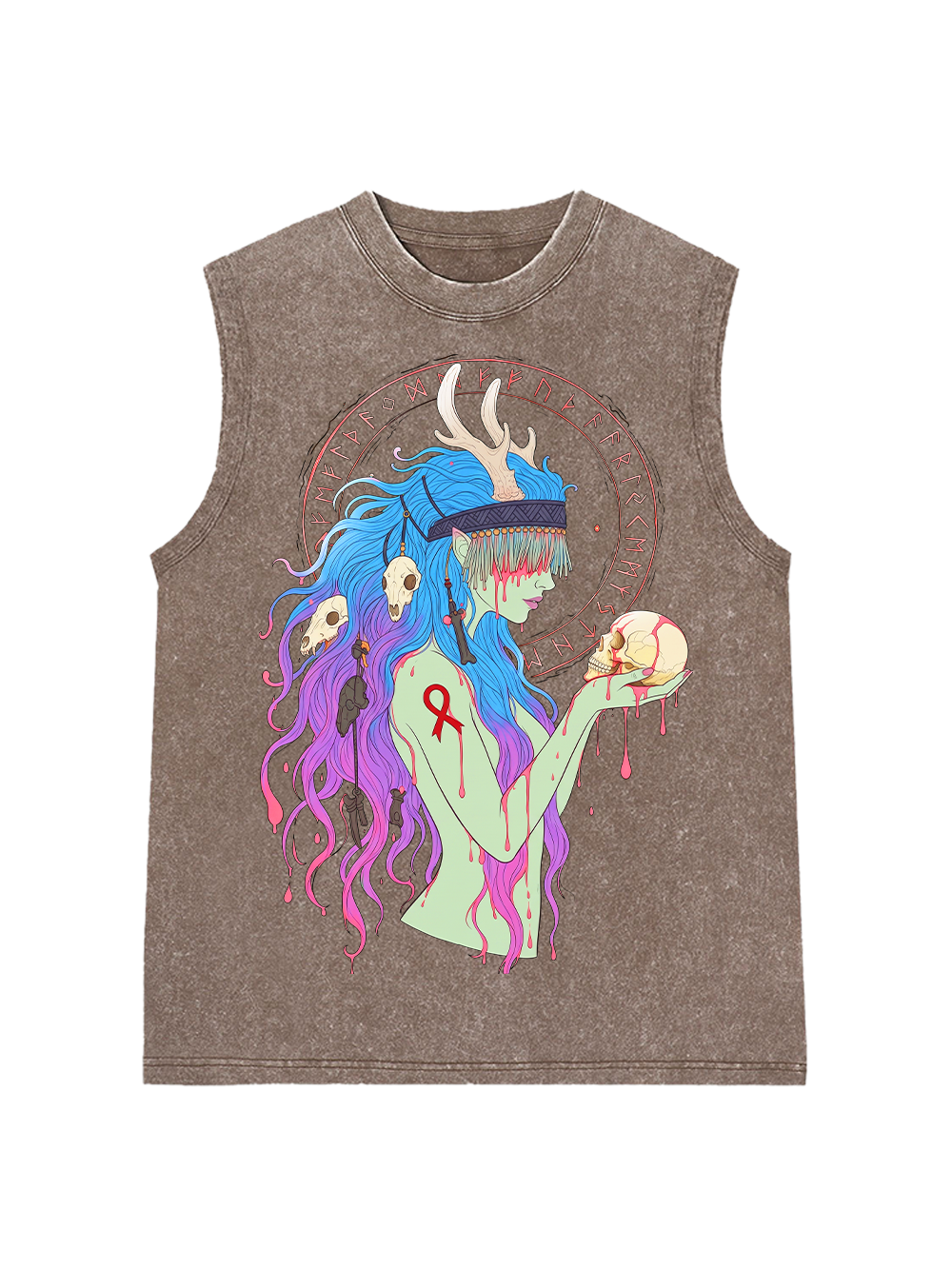 ELVEN BONE ORACLE WASHED TANK