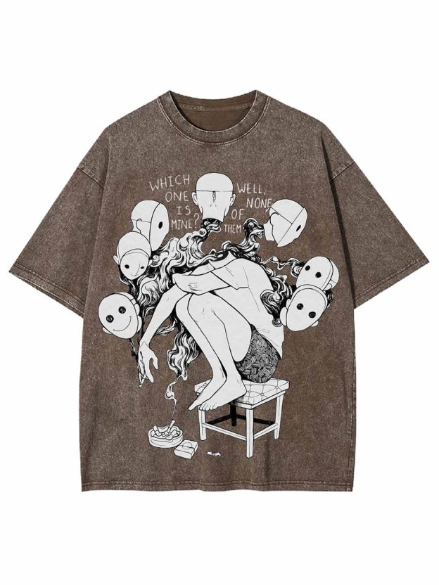 WHICH ONE IS MINE WASHED TSHIRT