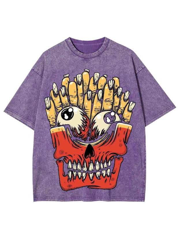 Finger Fries Washed Tshirt