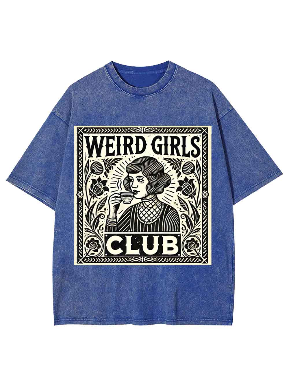 WEIRD GIRLS CLUB WASHED TSHIRT