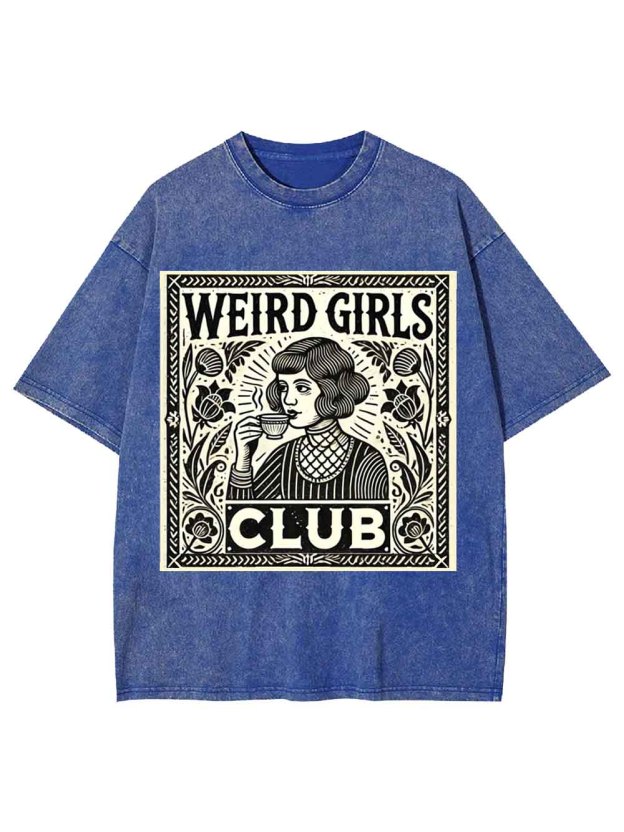 WEIRD GIRLS CLUB WASHED TSHIRT
