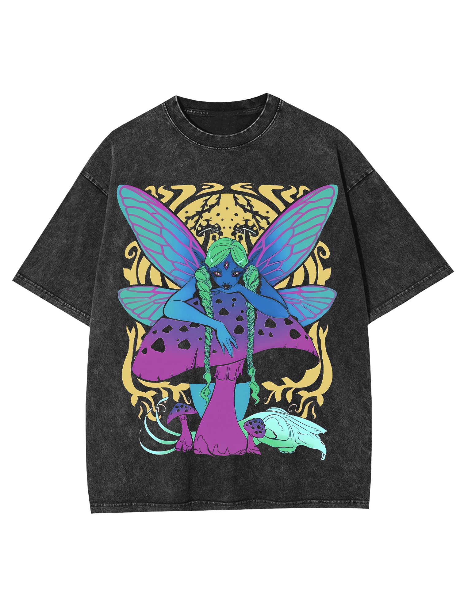 Shroom Sorceress Washed Tshirt