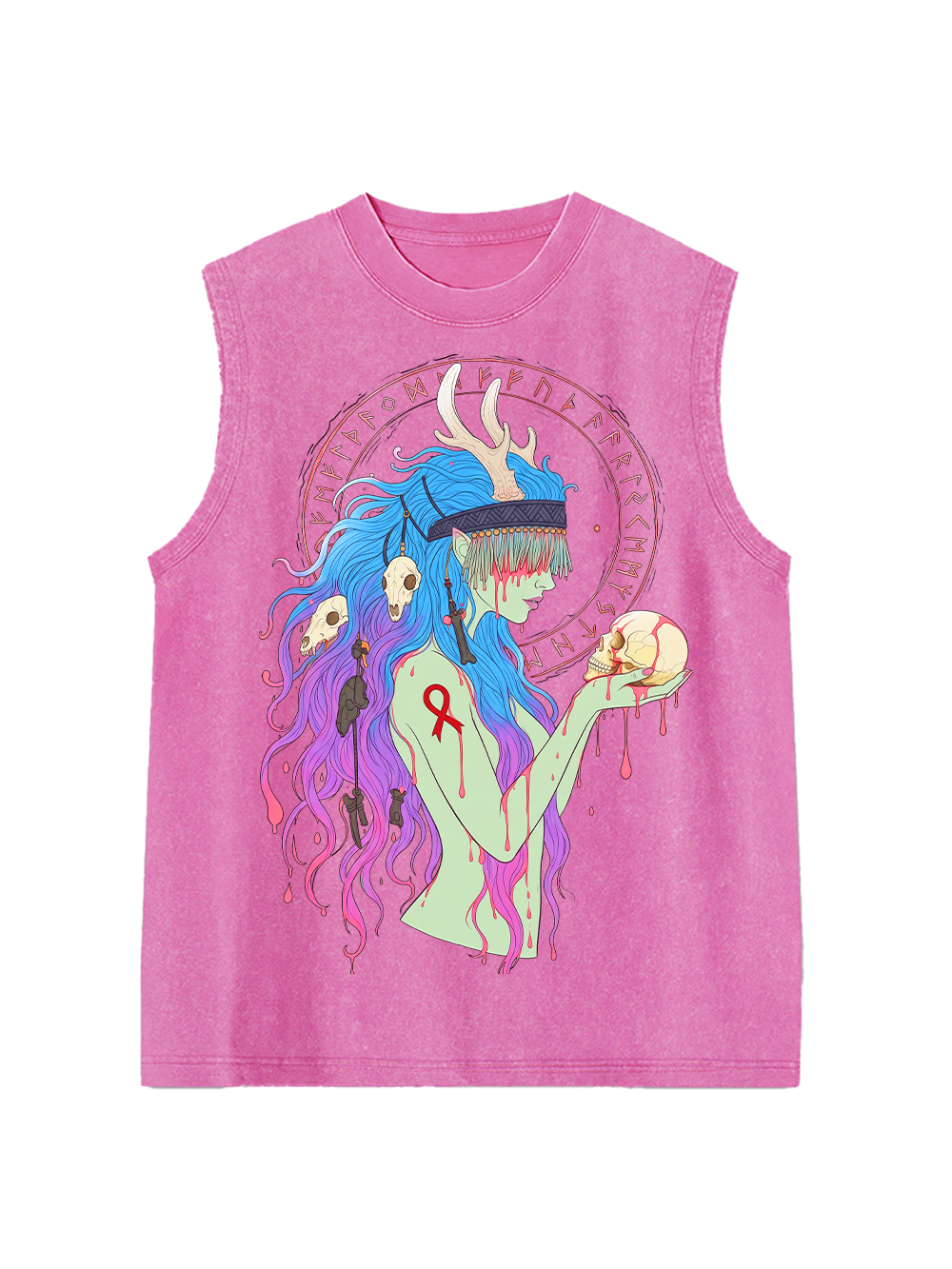 ELVEN BONE ORACLE WASHED TANK