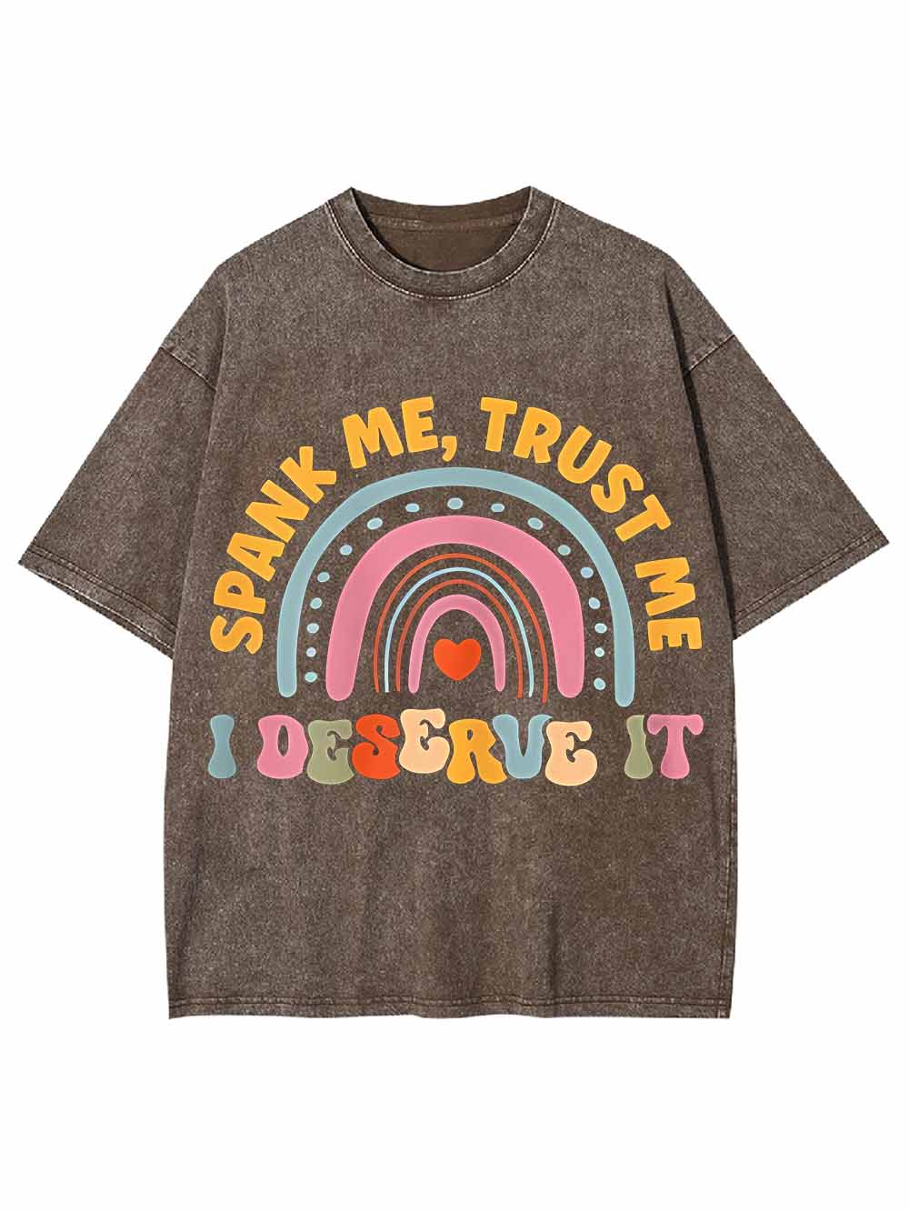 SPANK ME TRUST ME WASHED TSHIRT