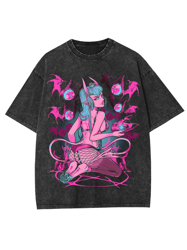 Neon Sweetheart Washed Tshirt