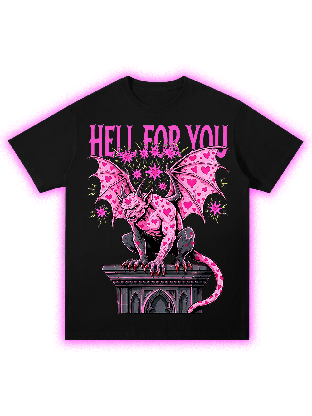 PINK GARGOYLE CLASSIC T-SHIRT