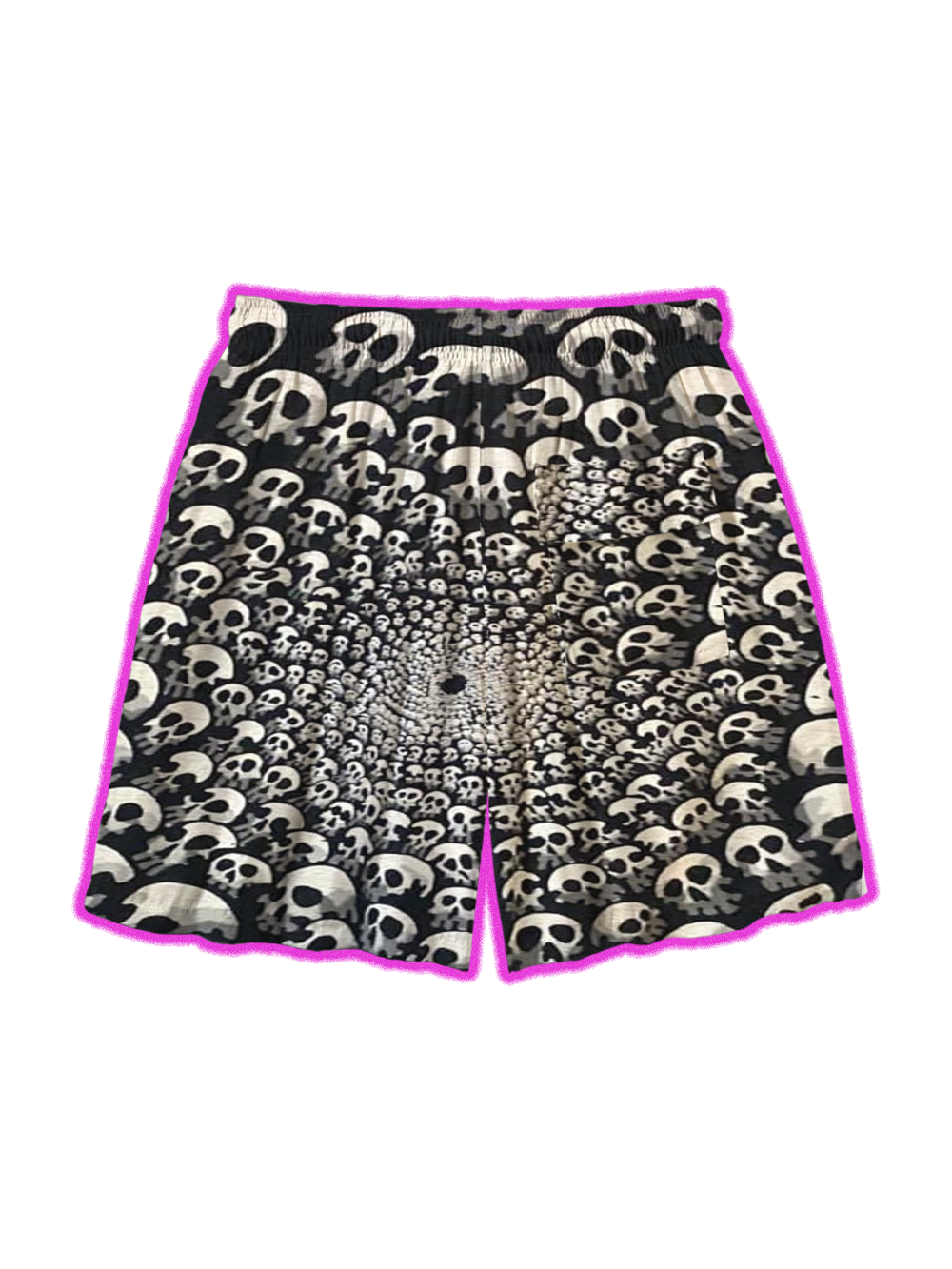HORROR MASKS SKULL ALL OVER PRINT SHORTS