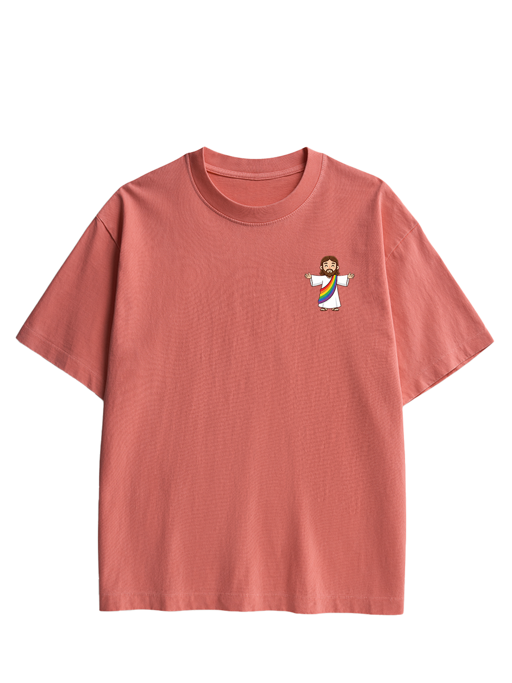 ACTUALLY I LOVE THE GAYS DOUBLE SIDED PRINT WASHED TSHIRT
