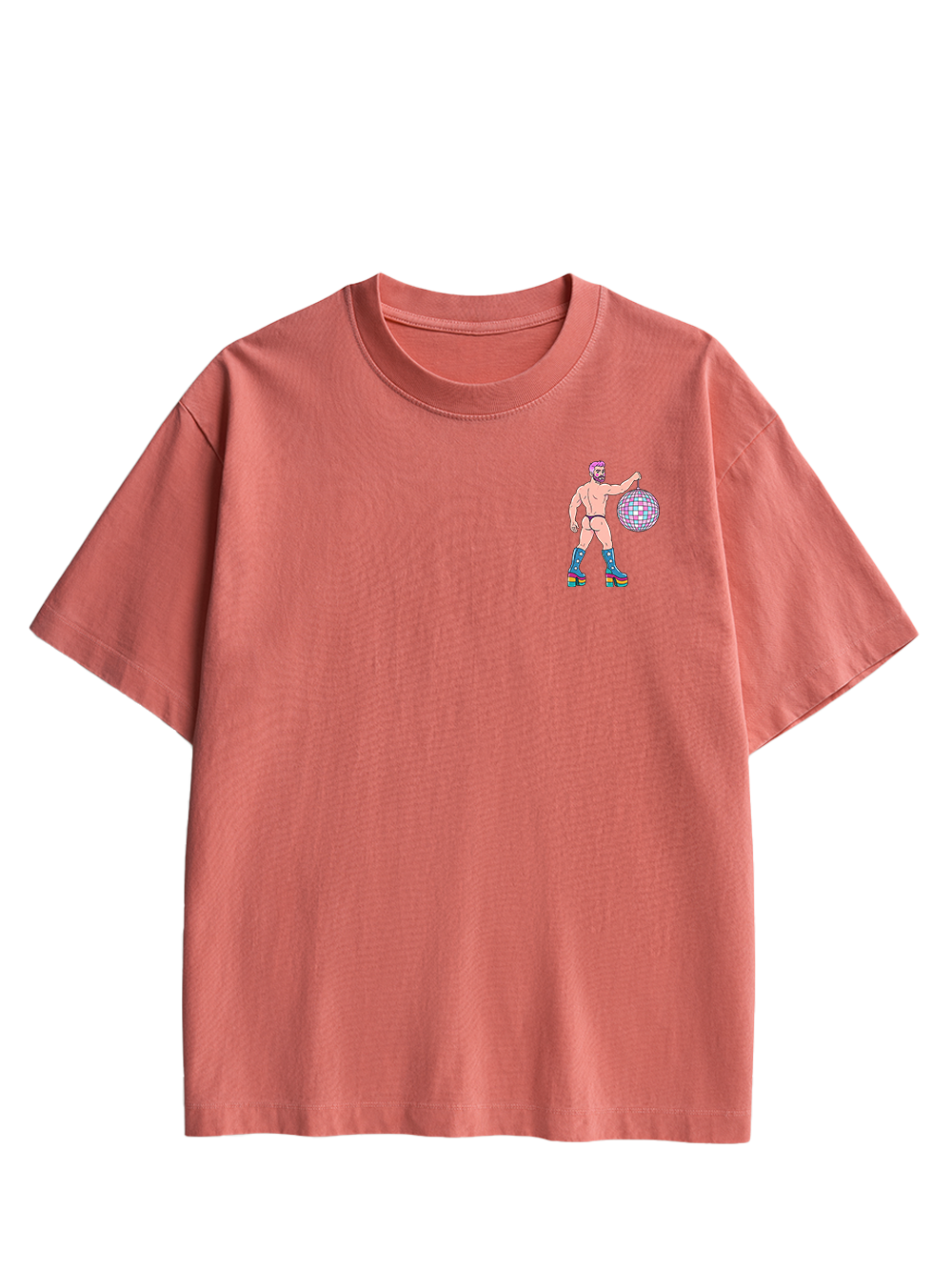 DISCO DIVA DUDE AAA DOUBLE SIDED PRINT WASHED TSHIRT