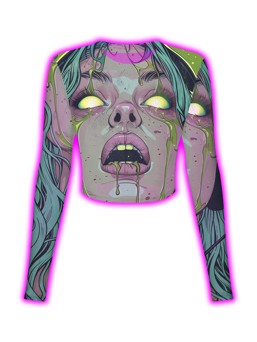 NEON SIREN DREAM MESH TOP