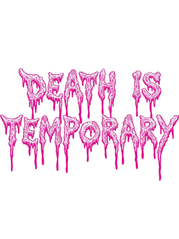 DEATH IS TEMPORARY Washed Tshirt