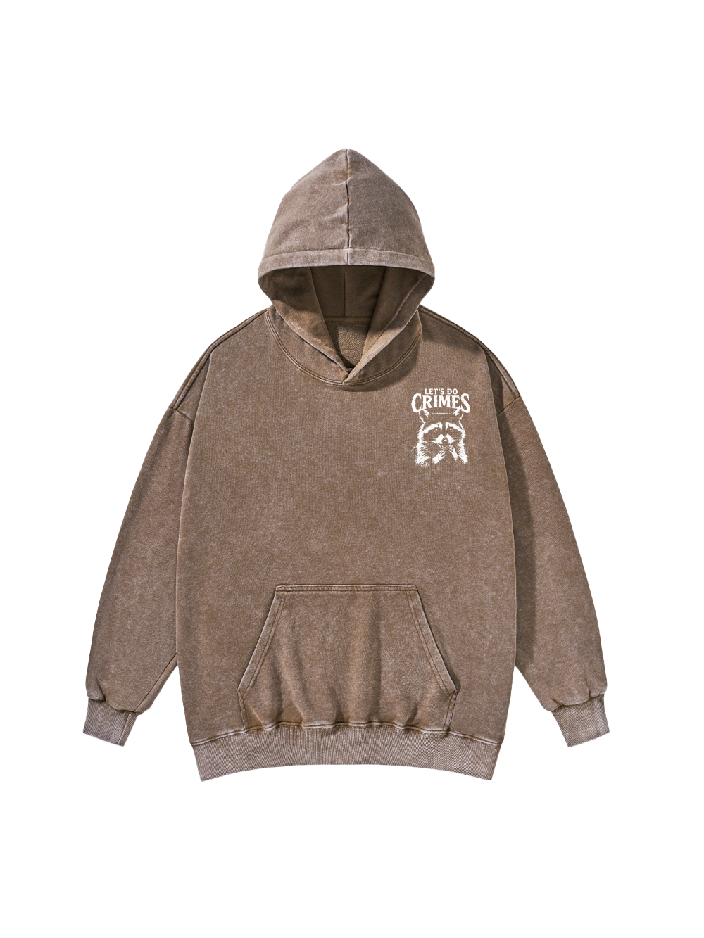 CRIMINAL RACCOON PLANS WASHED HOODIE