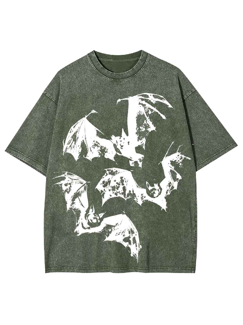 Flying Bats Washed Tshirt