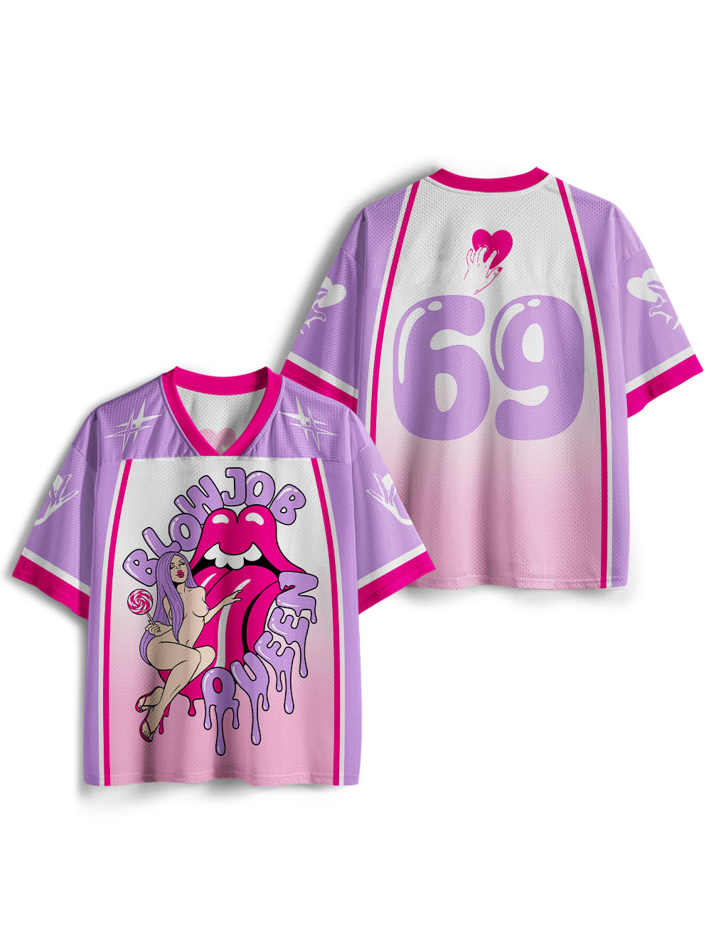 POP QUEEN VIBES MESH JERSEY