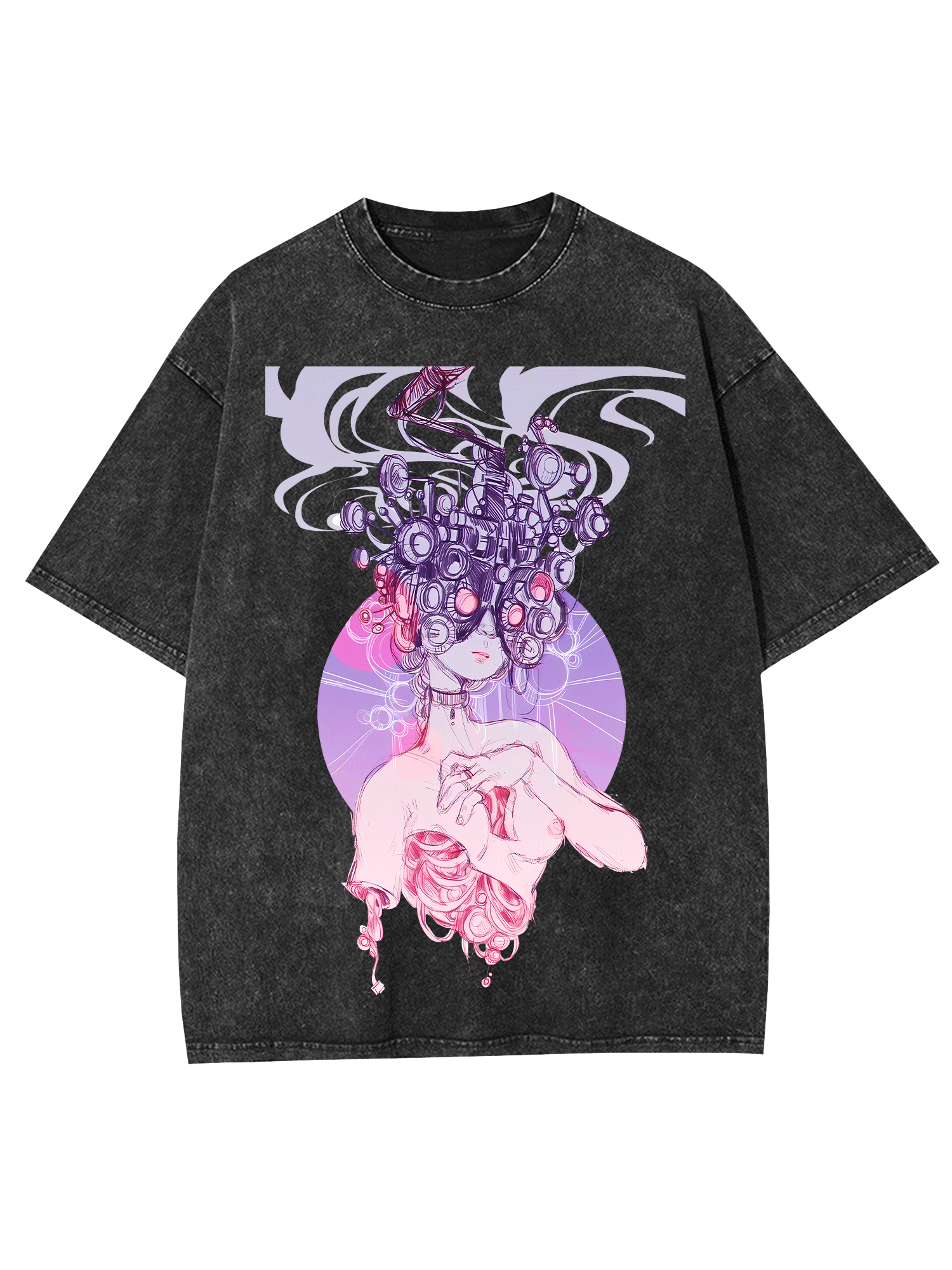 Cyber Mechanics Washed Tshirt