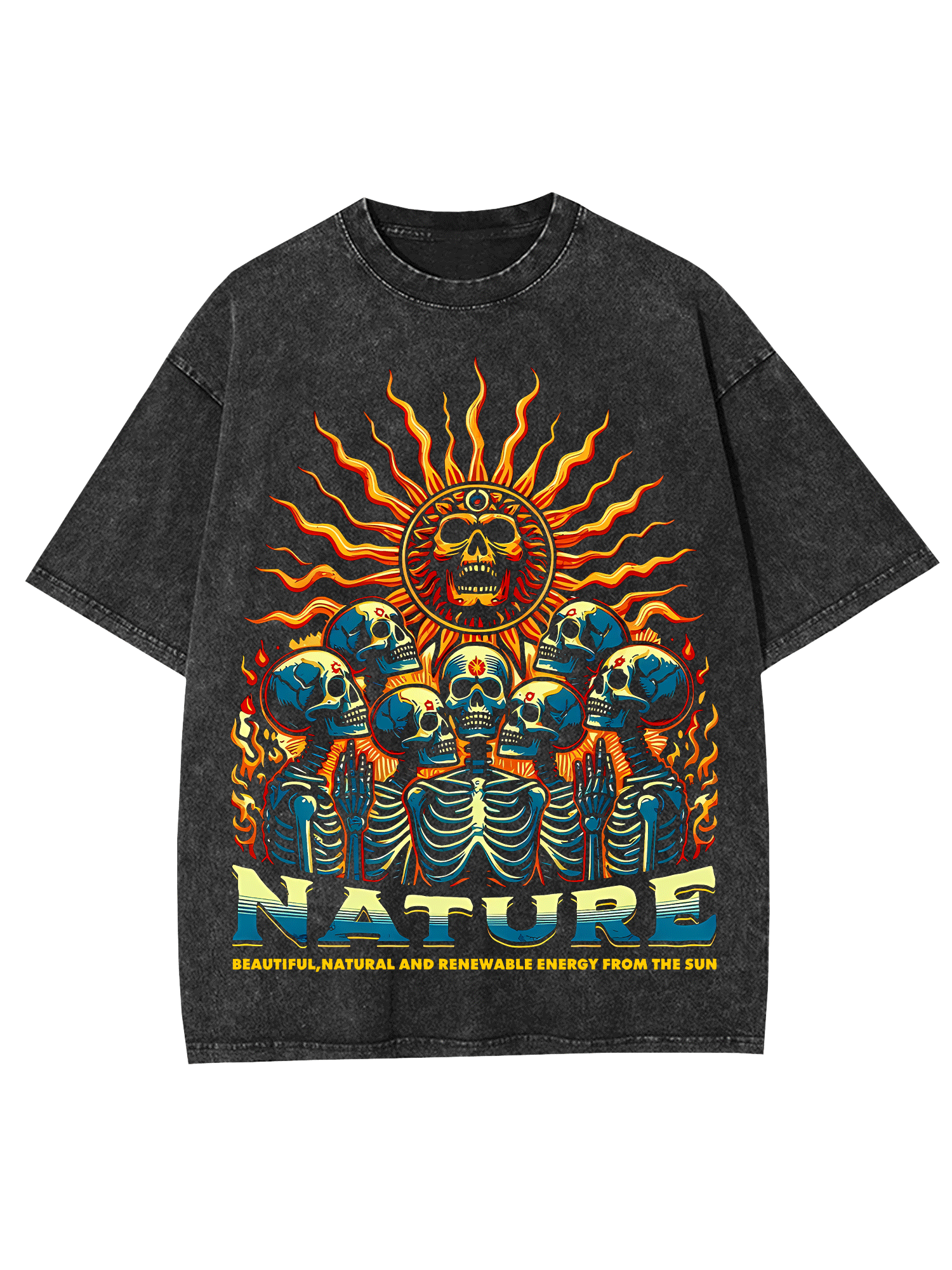 Nature Washed Tshirt-ClassyOutlaw Sale