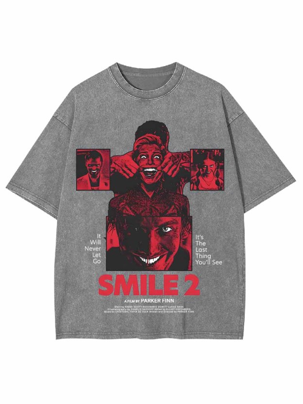 SMILE WASHED TSHIRT