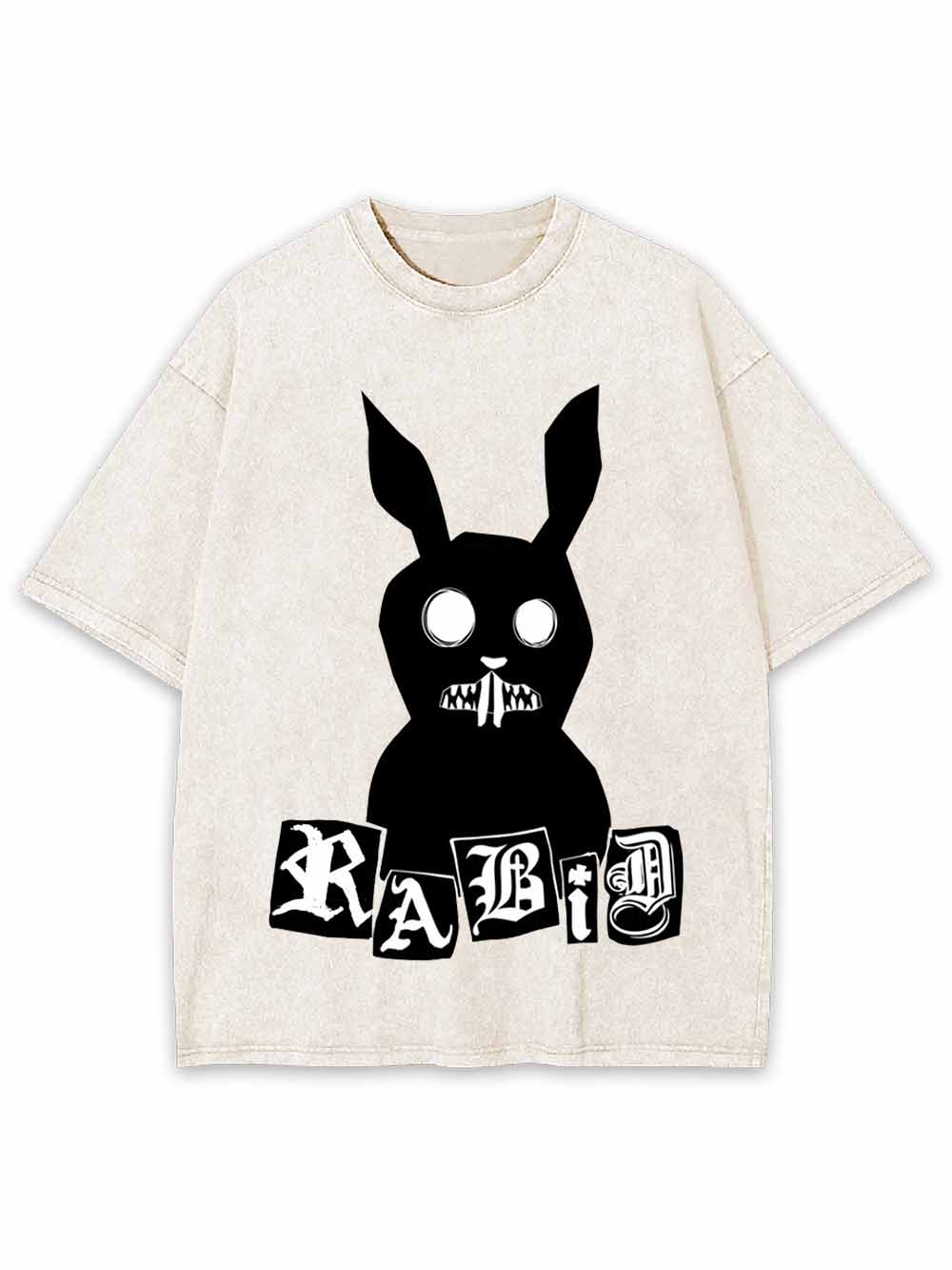 DARK RABBIT WASHED TSHIRT
