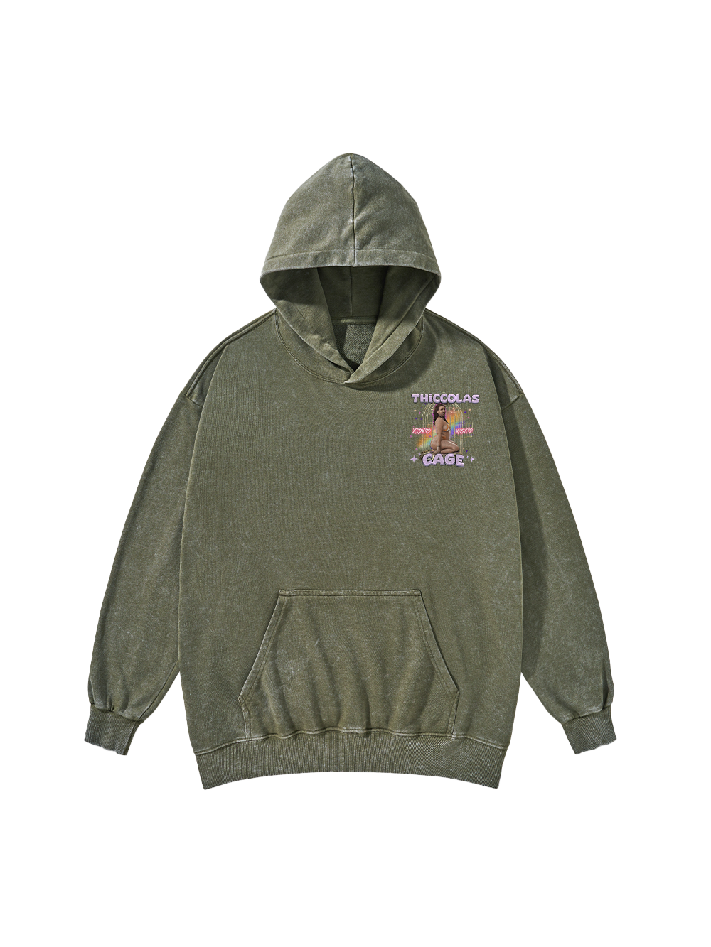 THICCOLAS CAGE WASHED HOODIE
