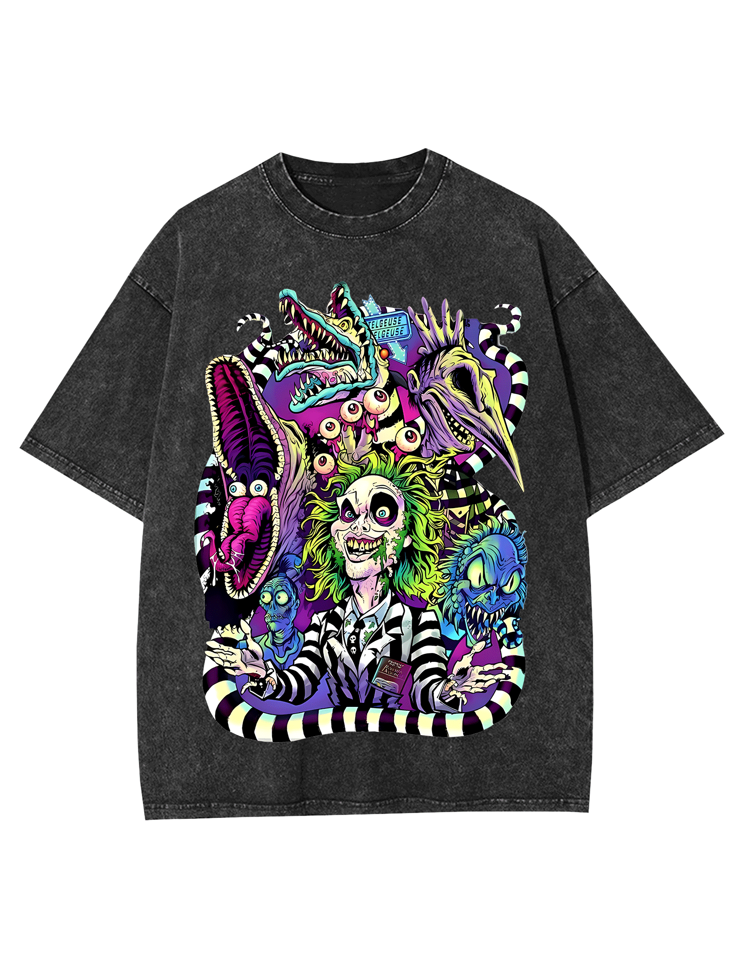 Clown Washed Tshirt-ClassyOutlaw Sale