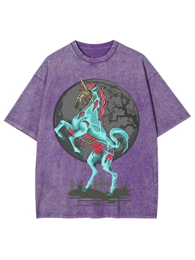 Lunar Unicorn Washed Tshirt
