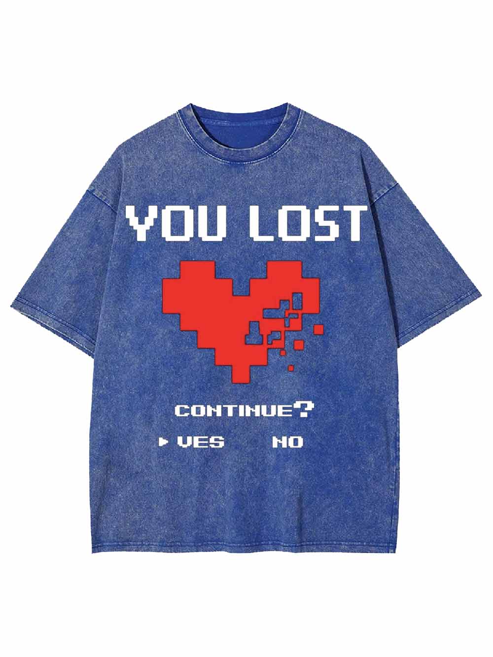 Game Over You Lost Washed Tshirt