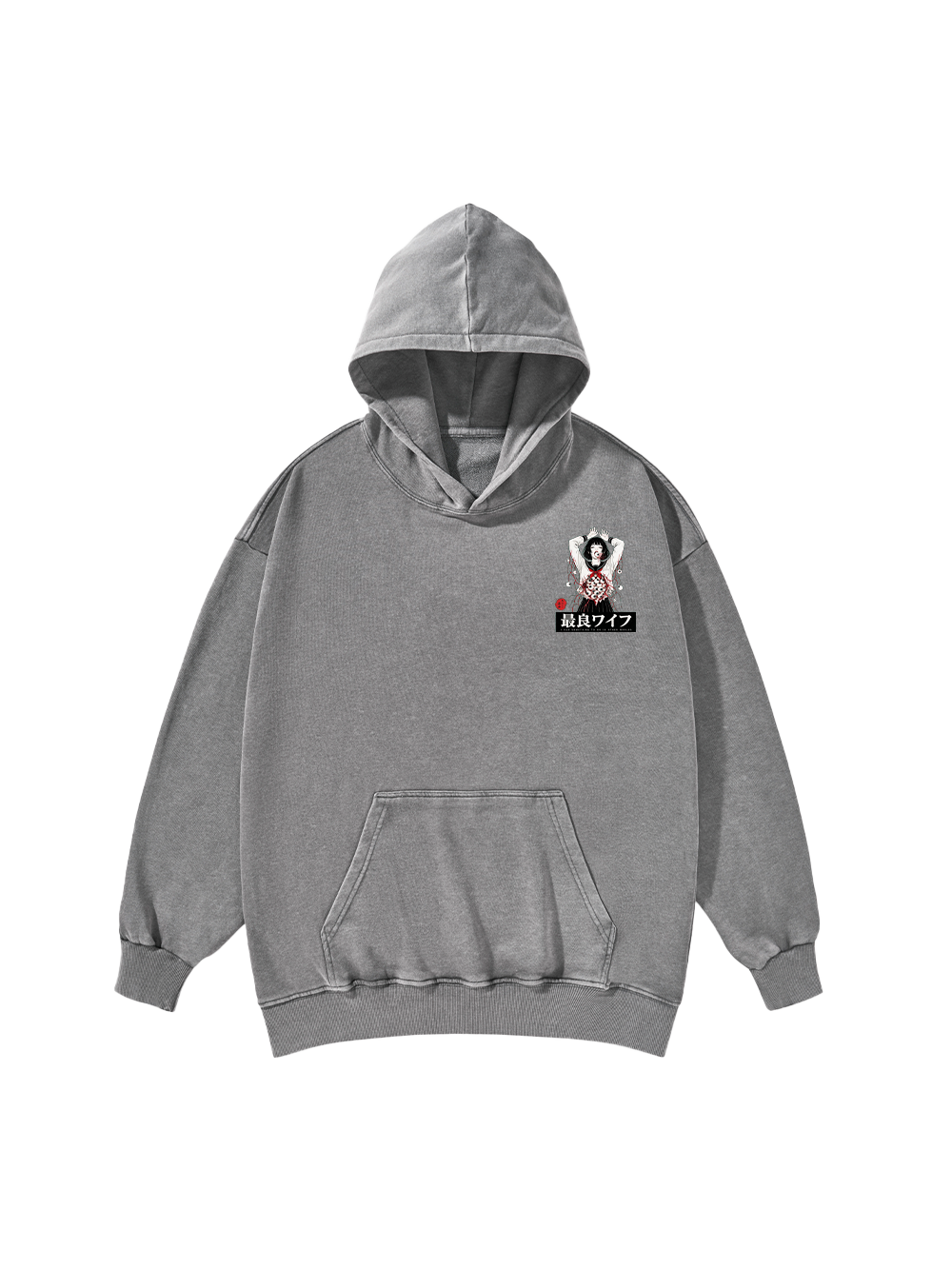 BEST SHRINE MAIDEN WASHED HOODIE