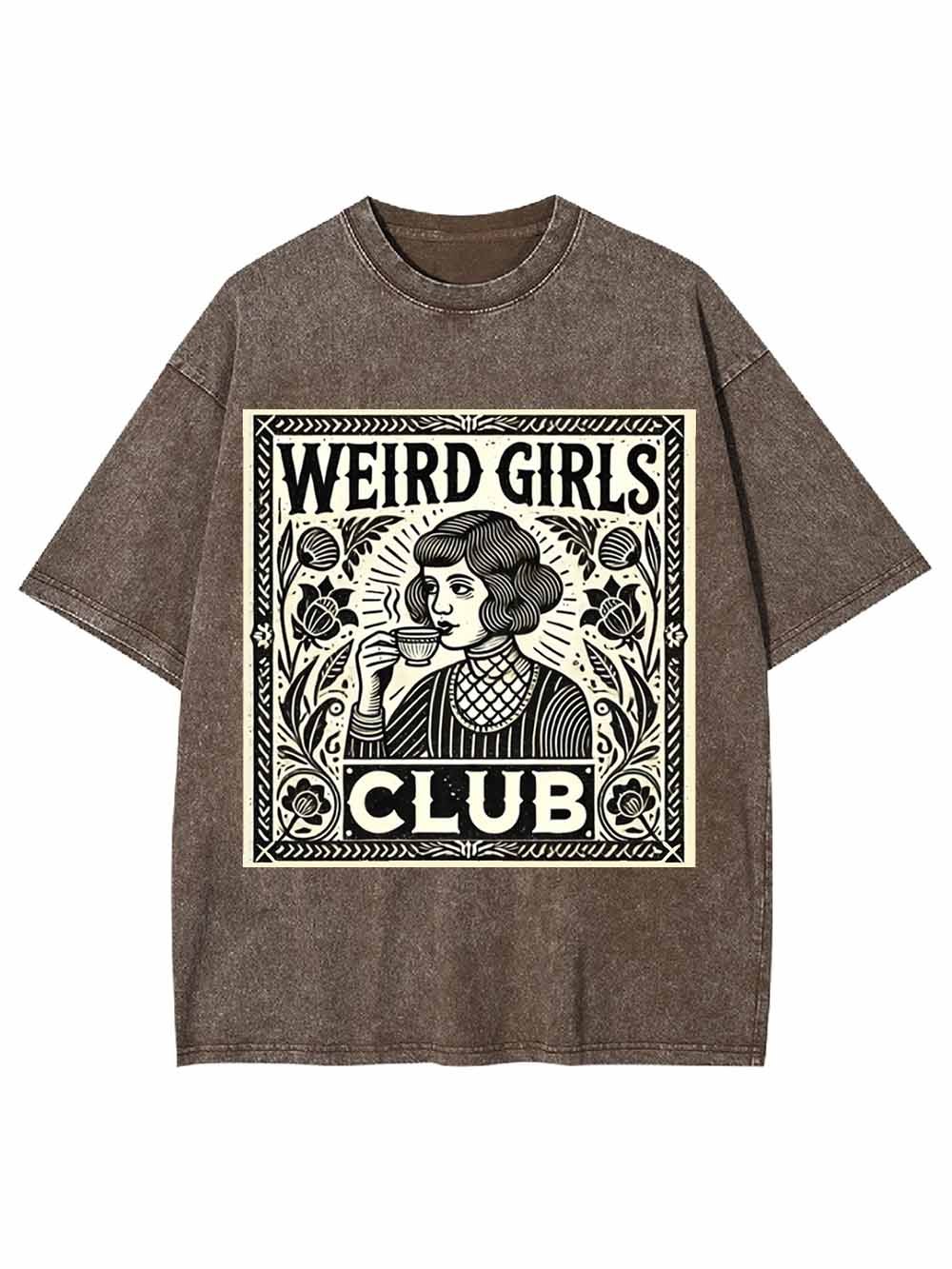 WEIRD GIRLS CLUB WASHED TSHIRT