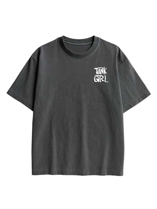Tank Girl Double Sided Print Washed TShirt
