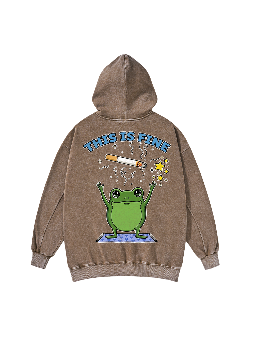 FROG CHAOS WASHED HOODIE