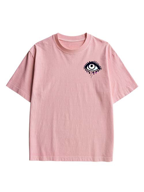 Mystic Melting Siren Double Sided Print Washed TShirt