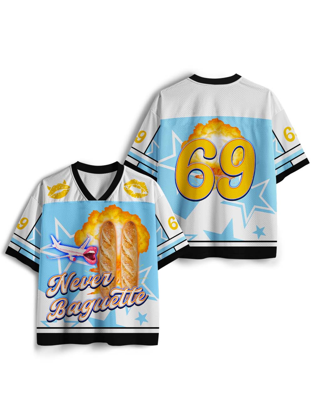 FRENCH BAGUETTE MESH JERSEY