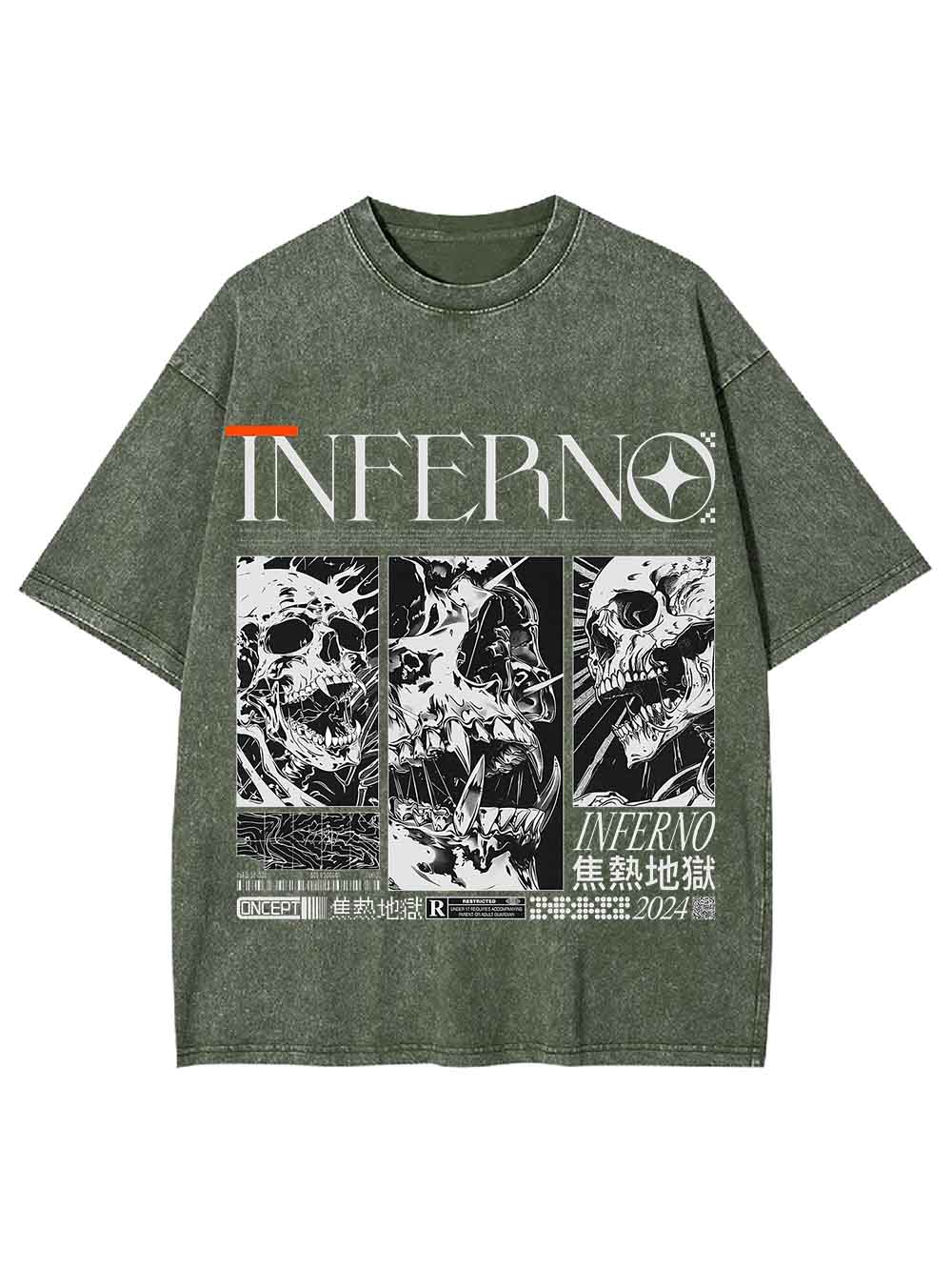 Inferno Washed Tshirt