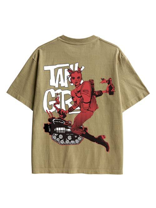 Tank Girl Double Sided Print Washed TShirt
