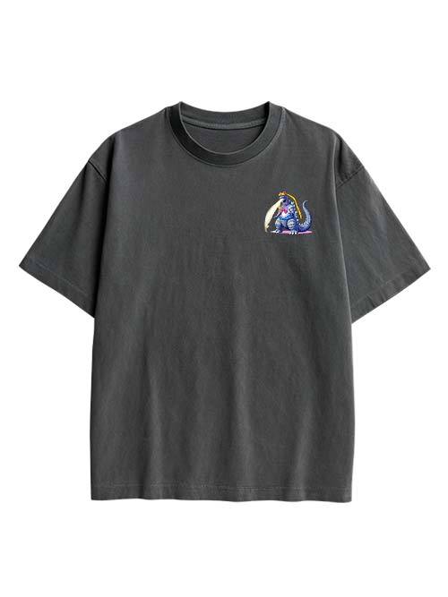 Sailor Godzilla Double Sided Print Washed TShirt
