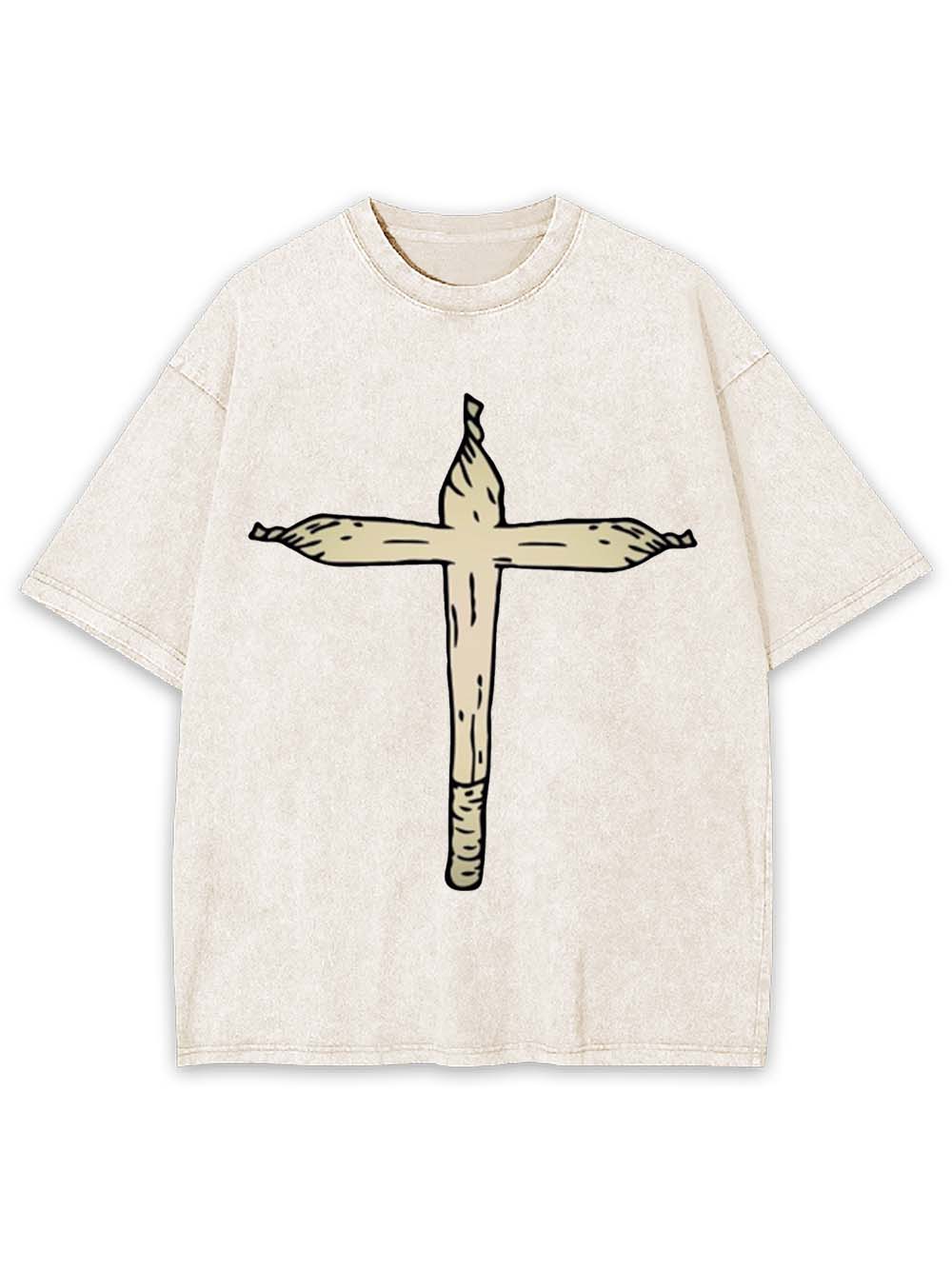 Cross Joint Washed Tshirt