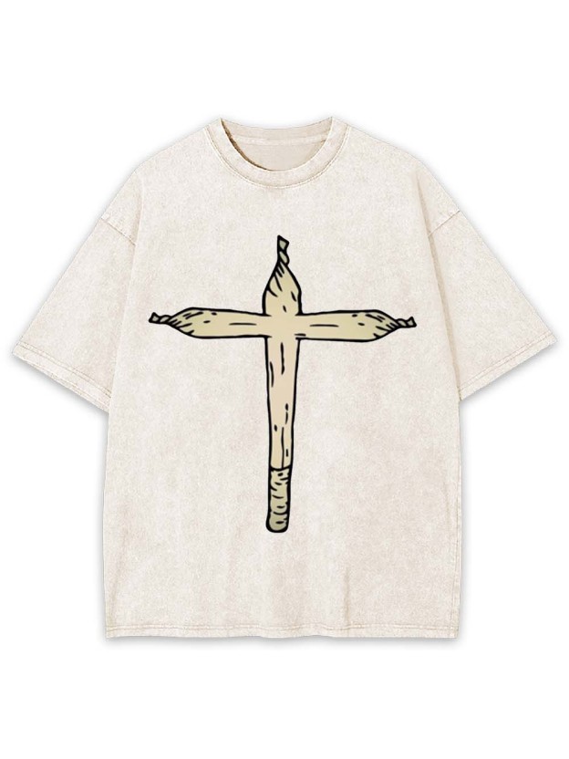 Cross Joint Washed Tshirt